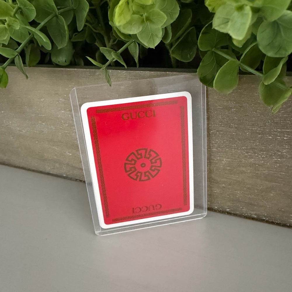 Gucci Playing Card